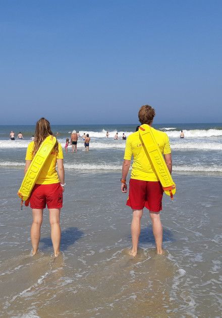 Swimming on wadden island Vlieland