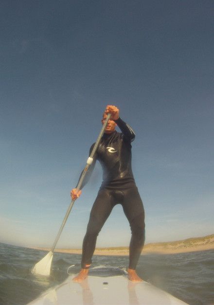 Swimming on wadden islandTexel