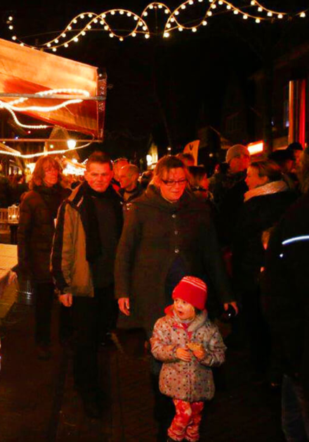 Where are Christmas markets on Wadden Island Terschelling?